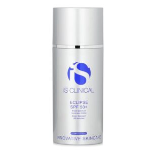 A beige bottle of Extreme Protect All Day Moisturiser (100g) with blue and white text, a pump dispenser, broad spectrum SPF 50+ protection, water resistance for 40 minutes, and suitable for innovative skincare.